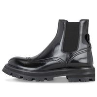 (WMNS) Alexander McQueen Wander Chelsea Boots 'Core Black' 666367WHZ841000