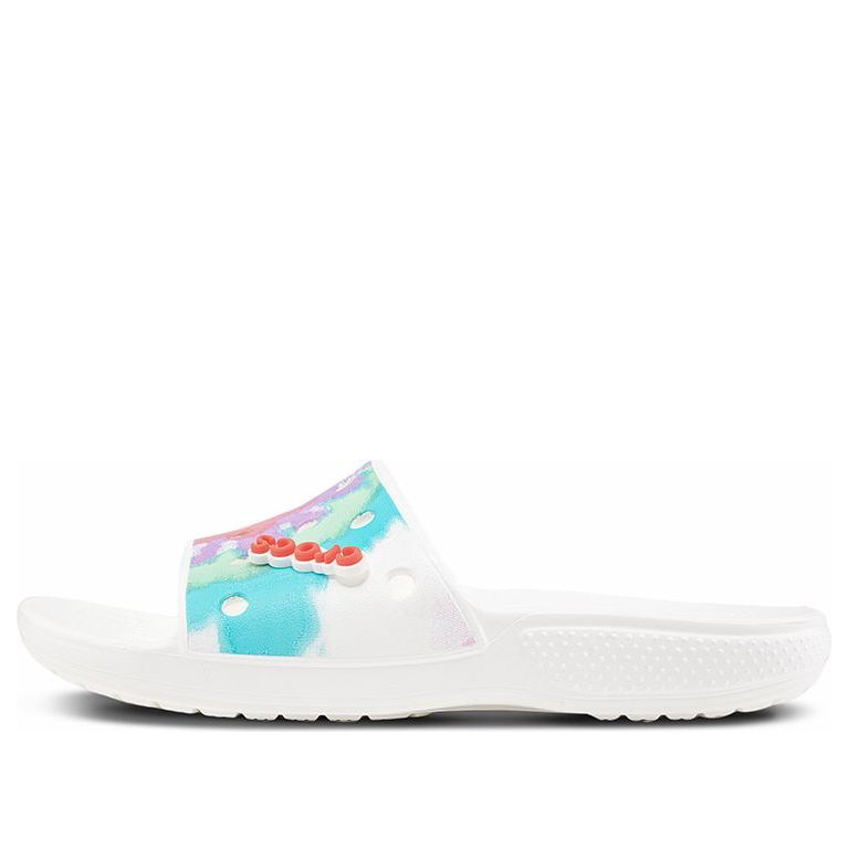Crocs Classic Tie Dye Pattern Slippers Multi-Color 206520-6SN