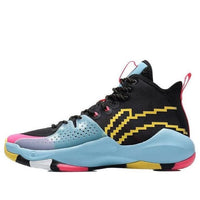 Li-Ning Combat High 'Black Blue Pink' ABAR059-1