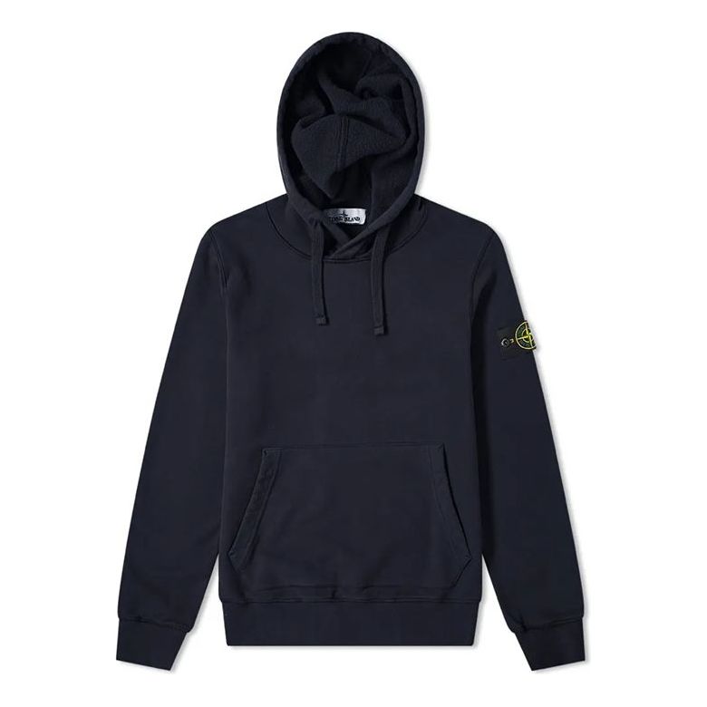 STONE ISLAND Garment Dyed Popover Jacket 'Navy' 731564120-V0020
