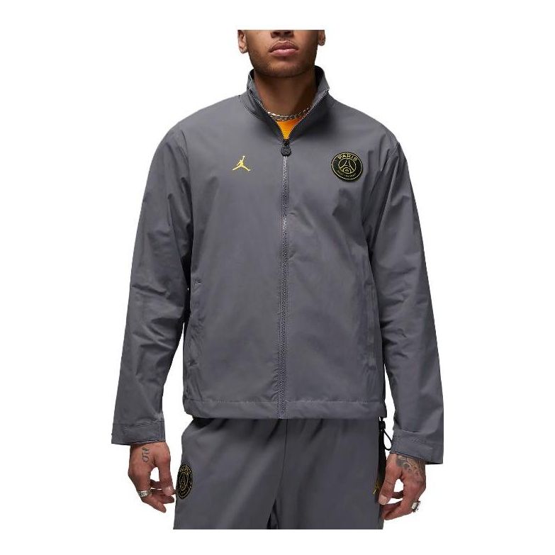 Air Jordan X PSG Woven Jacket 'Grey' DV0608-014