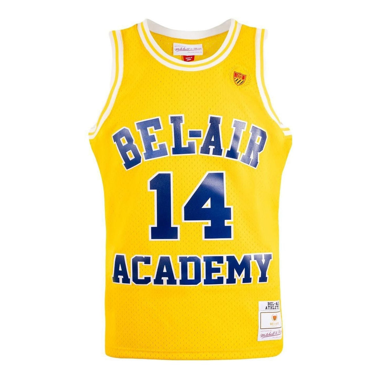 Mitchell & Ness x Bel-Air Home Jersey 'Smith 14' TMTK4803-MNNYYPPPYELL