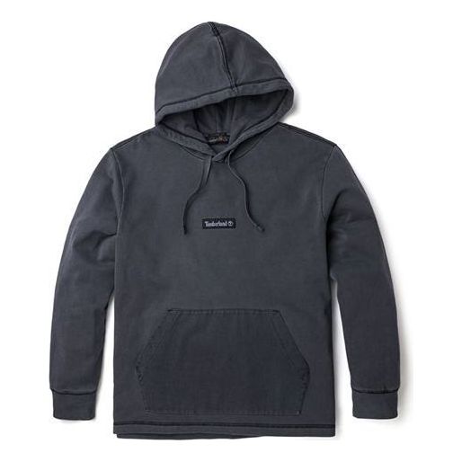 Timberland Mixed Media Garment Dye Hoodie 'Dark Grey' A6JWK-001