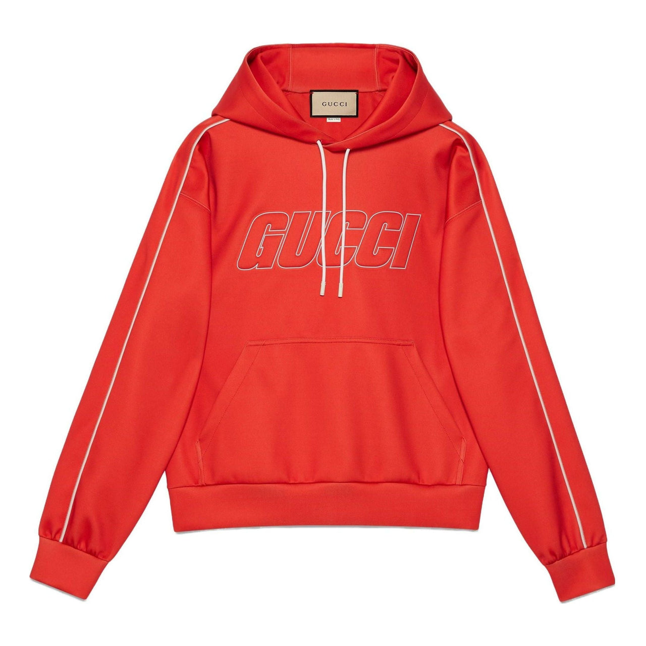 Gucci Neoprene Hooded Sweatshirt 'Red' 768498-XJF38-6284