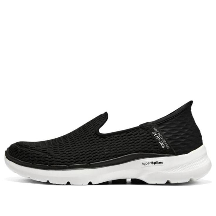 (WMNS) Skechers Go Walk 6 Shoes 'Black White' 896236-BKW