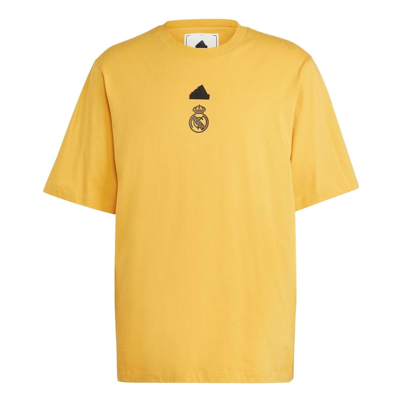 adidas Real Madrid LFSTLR Oversized Tee 'Yellow' HY0627
