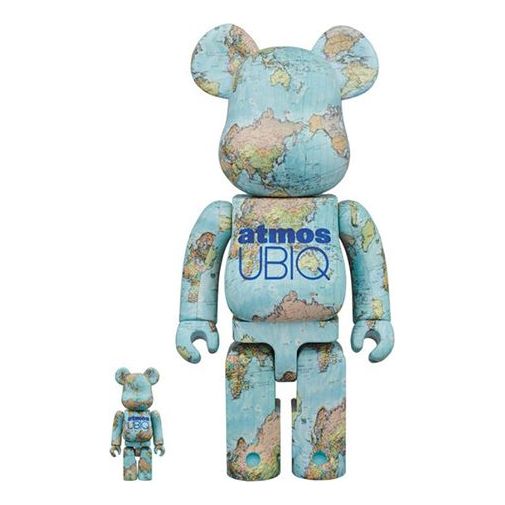 Atmos x UBIQ x BE@RBRICK Map 100%+400% 4530956580624