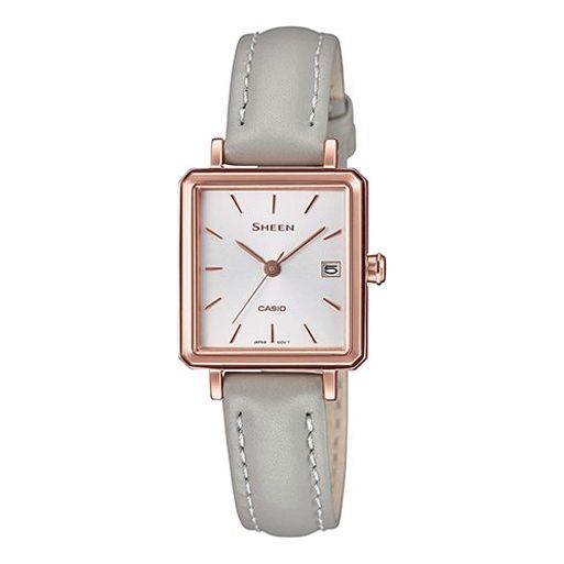 CASIO Quartz Waterproof Sapphire Crystal SHEEN Gray Strap Gray Analog SHE-4537GL-7AUPRD