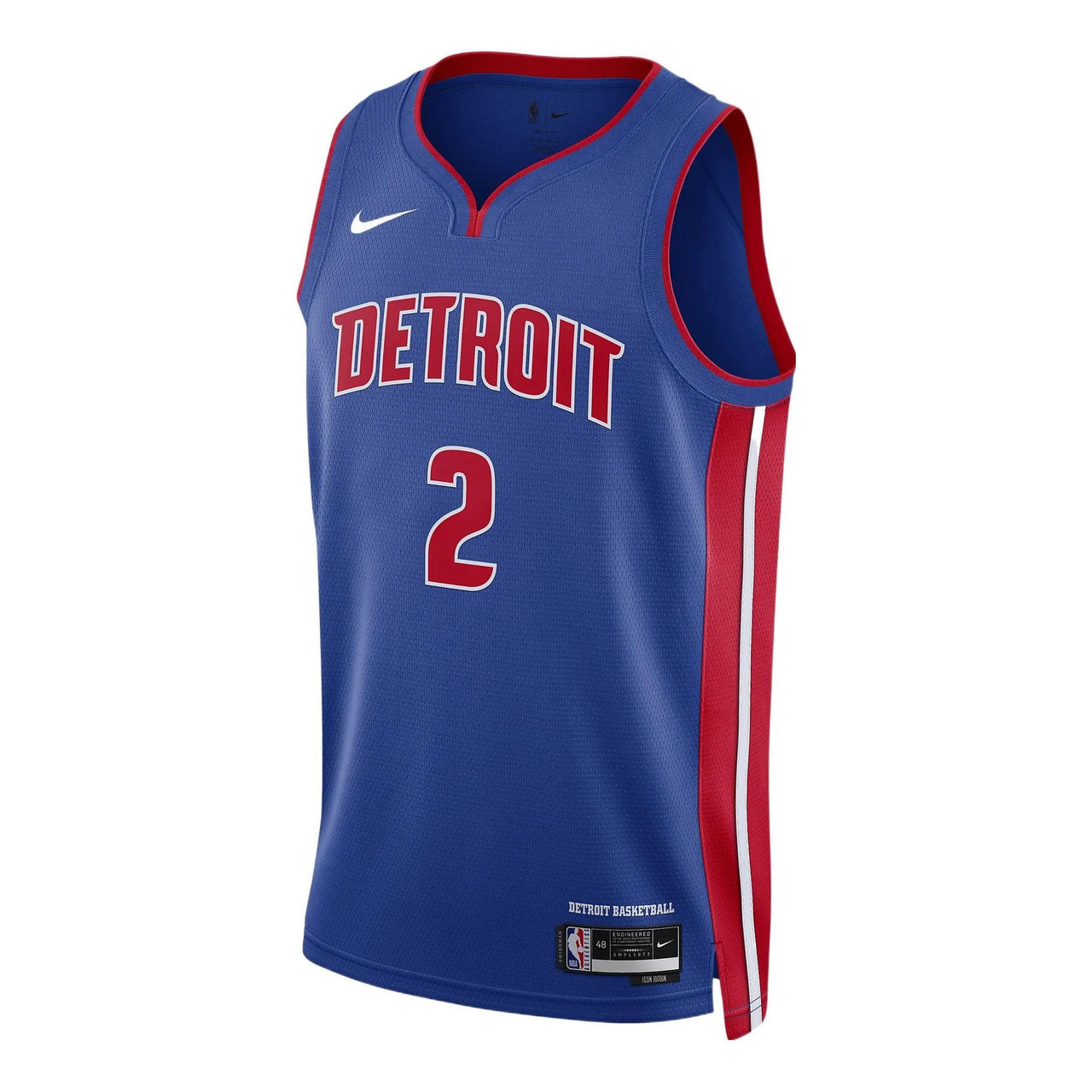 Nike NBA Cade Cunningham Detroit Pistons 2022/23 Icon Edition Swingman Jersey #2 DN2004-401