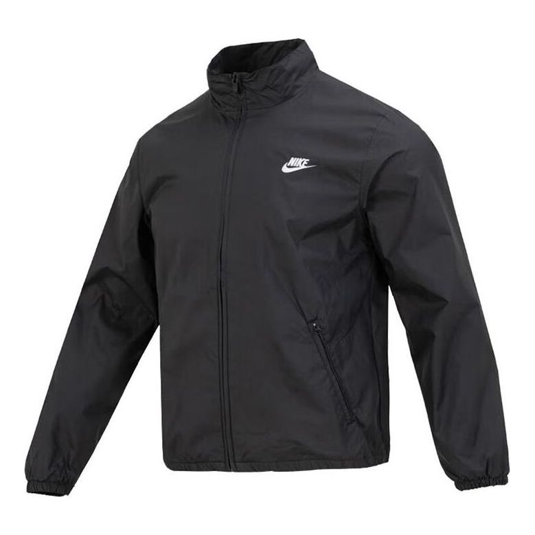 Nike Club+ Full Zip Woven Jacket 'Black' DX0673-010