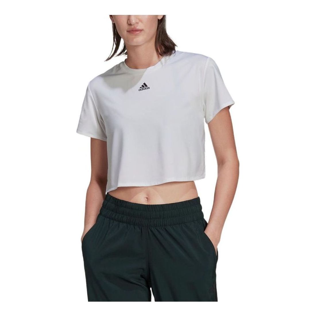(WMNS) adidas WTR Novelty 'T-Shirt 'White' HG5076