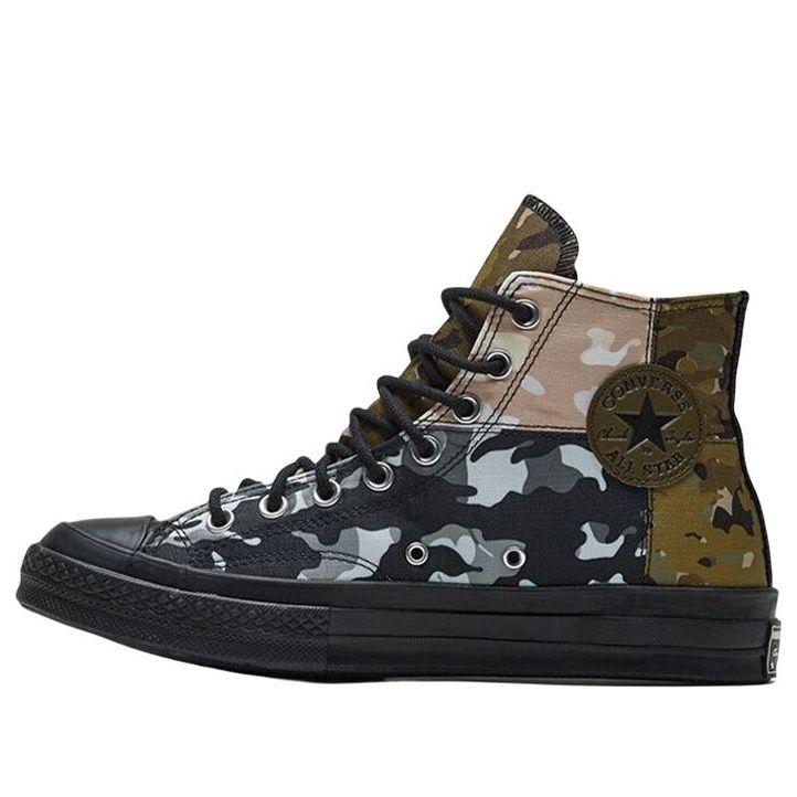 Converse Chuck 70 High 'Patchwork Blocked - Camo Black' 165912C