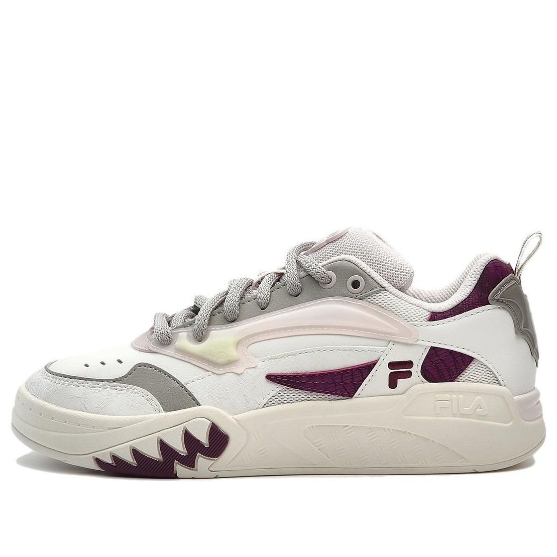 FILA FUSION Desperado Low Top Skate Shoes 'White Grey Red' T12W333203FSD