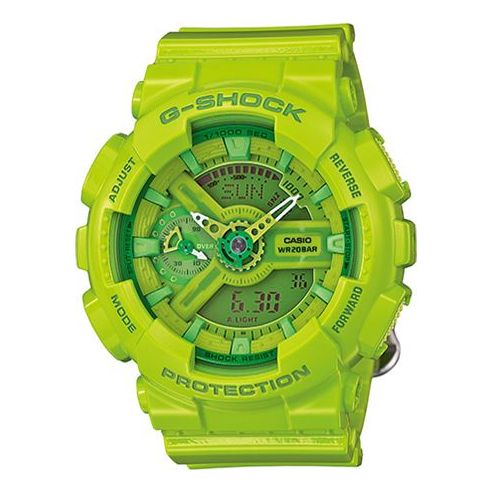 CASIO G-Shock Analog-Digital 'Green' GMA-S110CC-3