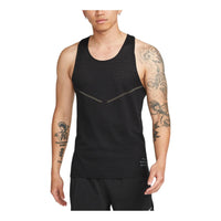 Nike Run Division Pinnacle Casual Breathable Quick Dry Solid Color Running Vest Black DM4776-010