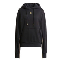 (WMNS) adidas Logo Hoodie 'Black' HG6654