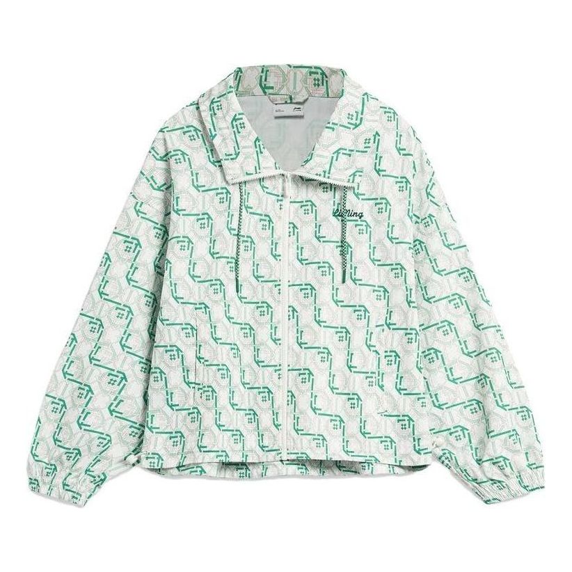 (WMNS) Li-Ning Chinese Culture Floral Sports Windbreaker 'Multi-Color' AFDT376-3