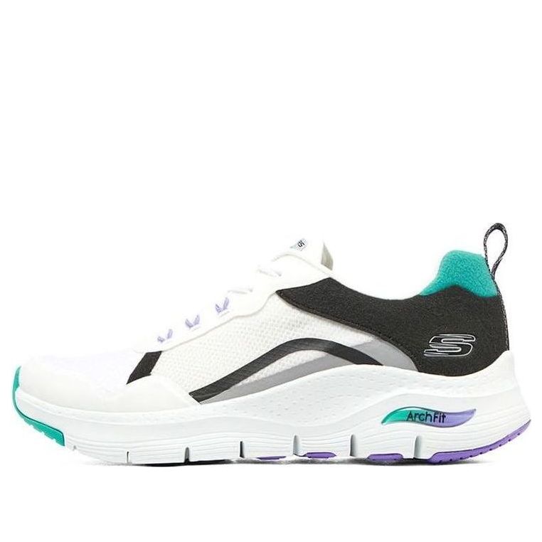 (WMNS) Skechers Arch Fit 'White Teal' 149928-WMLT