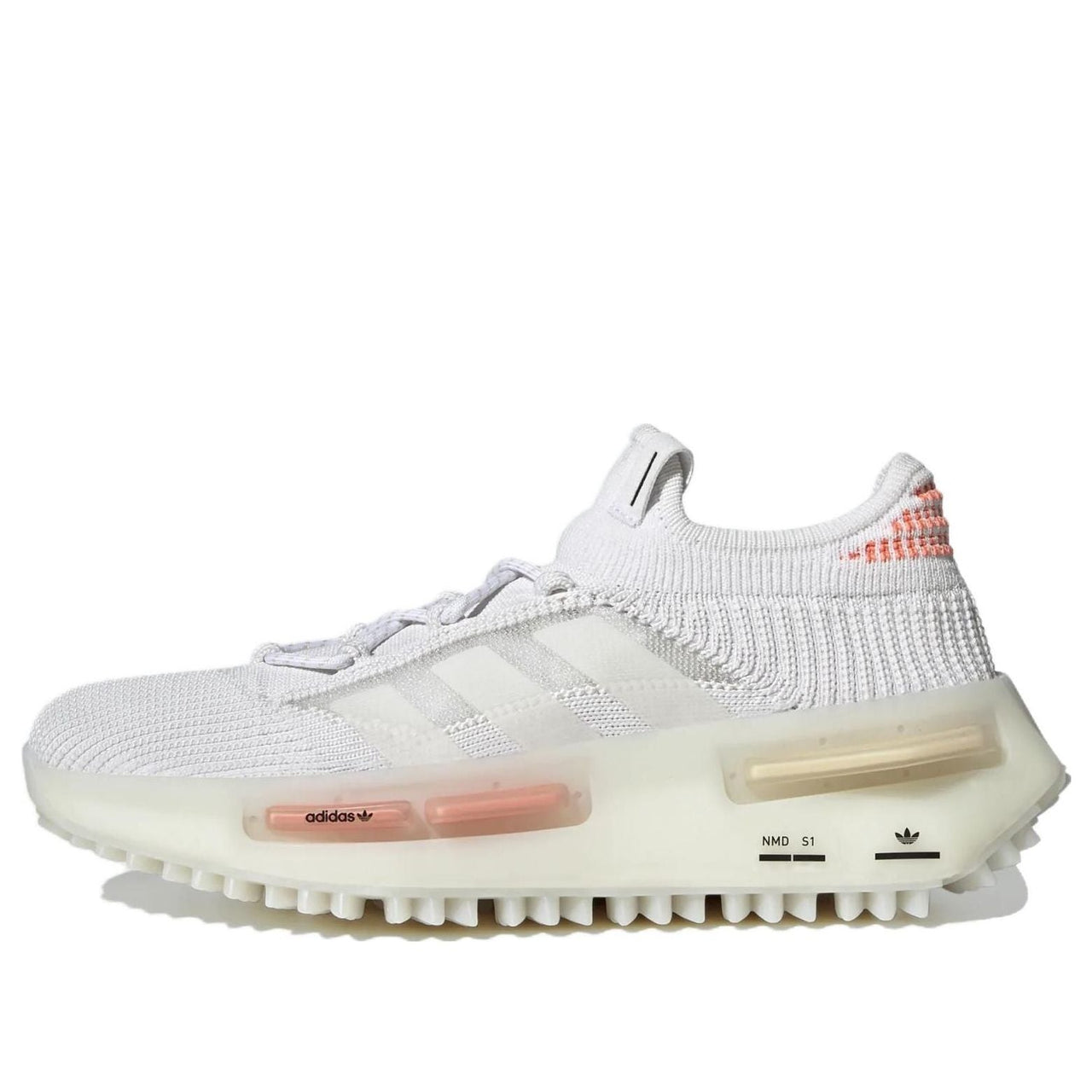 (WMNS) adidas NMD_S1 Shoes 'White Coral Fusion' HQ4465