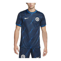 Nike Chelsea FC 23/24 Stadium Away Dri-FIT Soccer Jersey 'Blue' DX2683-428