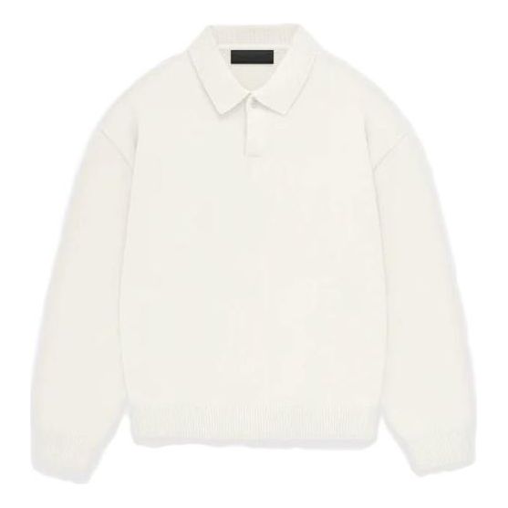 Fear of God Essentials FW23 Knit Polo 'Cloud Dancer' 192BT232181F