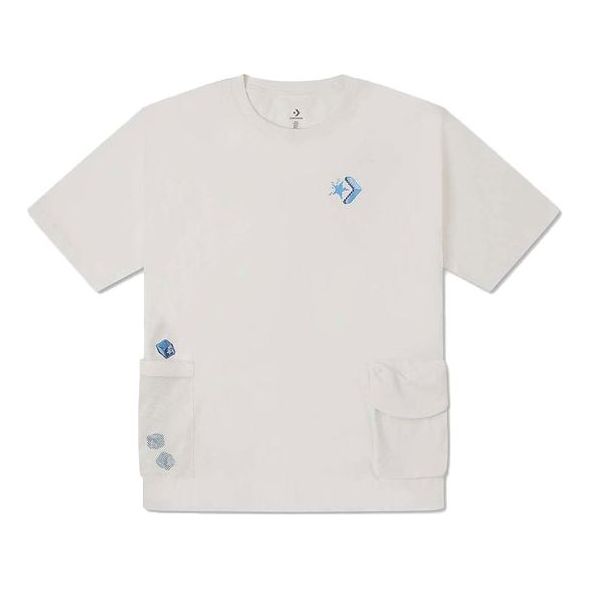 Converse Summer Drink Pocket T-Shirt 'Egret' 10027225-A01