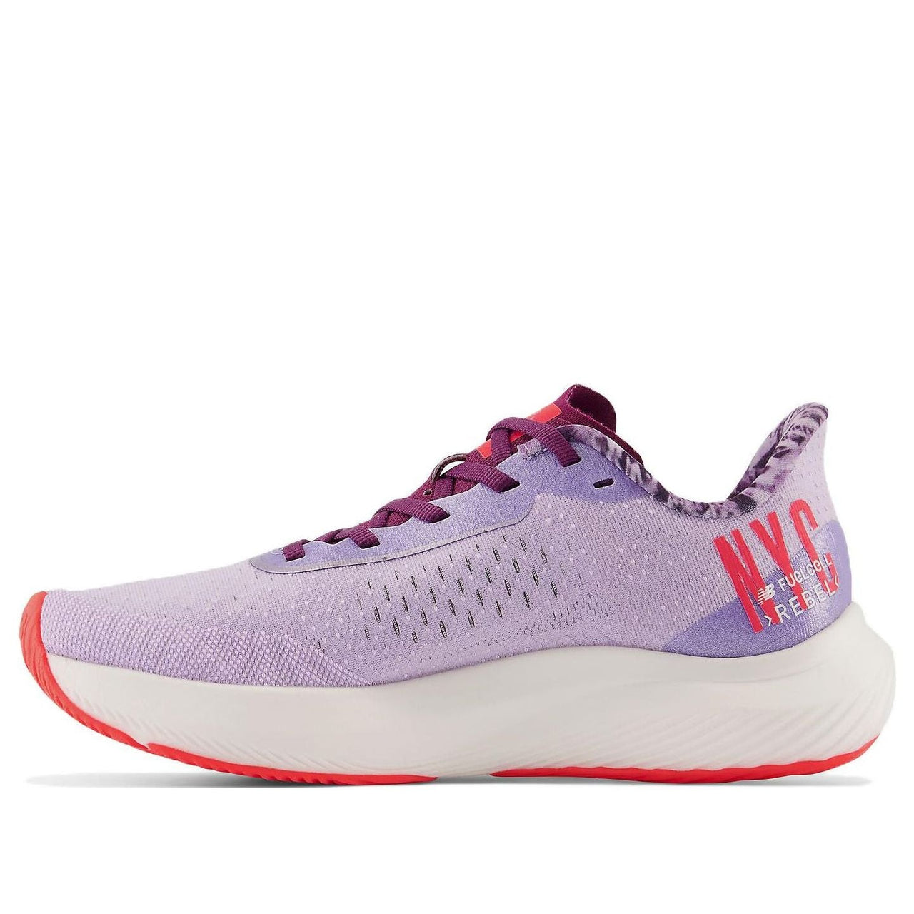(WMNS) New Balance FuelCell Rebel V3 'Purple White Orange' WFCXNY3