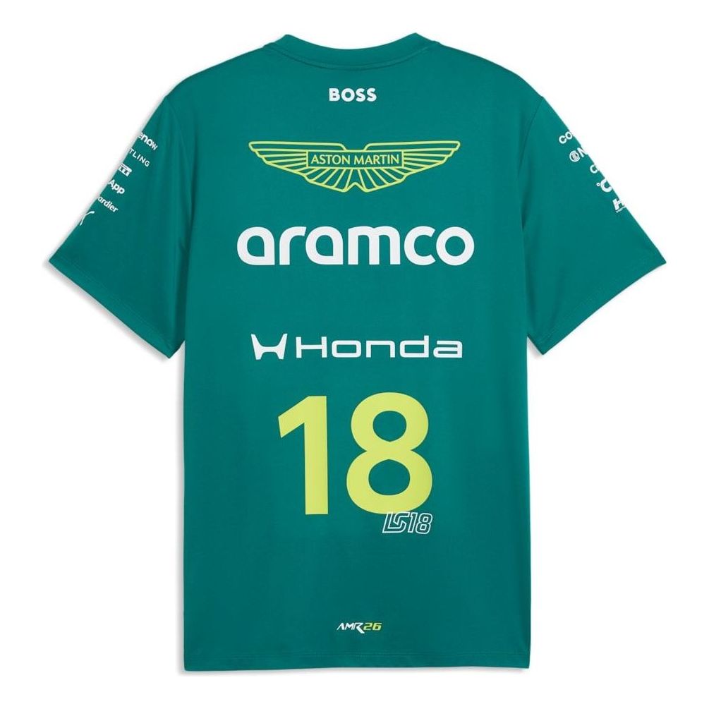 PUMA x ASTON MARTIN ARAMCO F1 TEAM Replica Stroll T-Shirt 'Green Lux' 713891-01