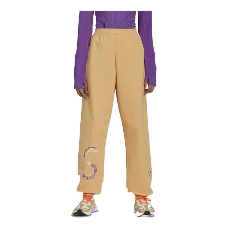 adidas by Stella McCartney Sportswear French Terry Sweatpants 'Faded Pulse Amber' IB5906
