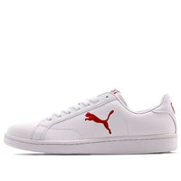 PUMA Smash Cat L White/Red 362945-01