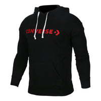(WMNS) Converse Wordmark Big Logo Hoodie 'Black' 10007113-A01