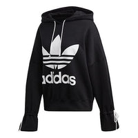 (WMNS) adidas originals Sports Fleece Lined Loose Black EC1897