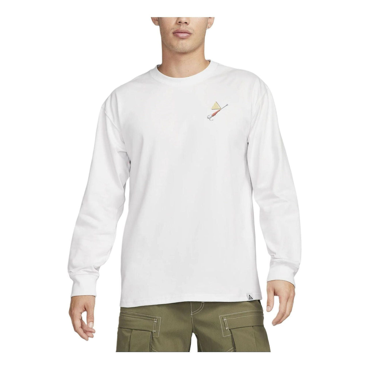 Nike ACG Graphic Long Sleeve T-shirt (Asia Sizing) 'White' FQ3728-121