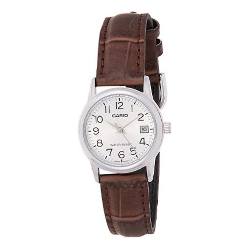 CASIO Quartz Waterproof White Analog LTP-V002L-7B2
