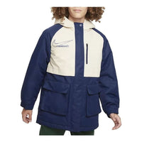 (GS) Nike Midlength Jacket 'Deep Blue' FV3043-410
