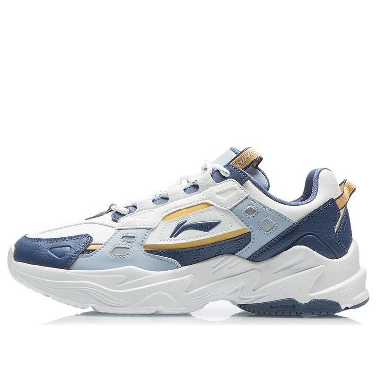 Li-Ning Retro Reflective Sneakers 'White Blue' AGCS417-3