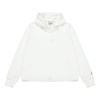 (WMNS) New Balance Casual Logo Hoodie 'White' 5CC39742-IV
