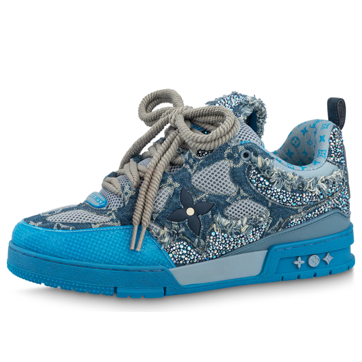 LOUIS VUITTON LV Skate Sneakers 'Blue' 1ABMH9