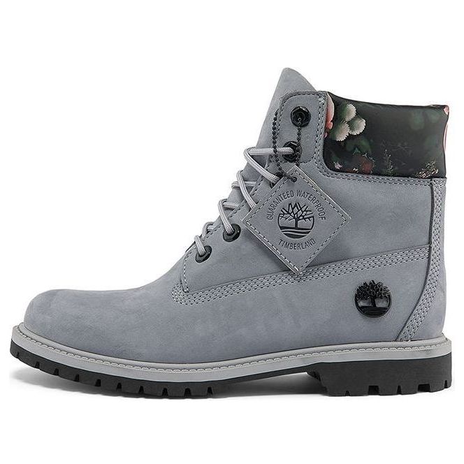 (WMNS) Timberland 6 Inch Heritage Waterproof Boot 'Medium Grey with Floral' A2GAFW