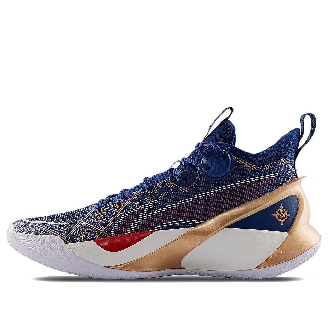 Li-Ning Sonic 10 Ultra Mid 'Blue Gold' ABAS145-3