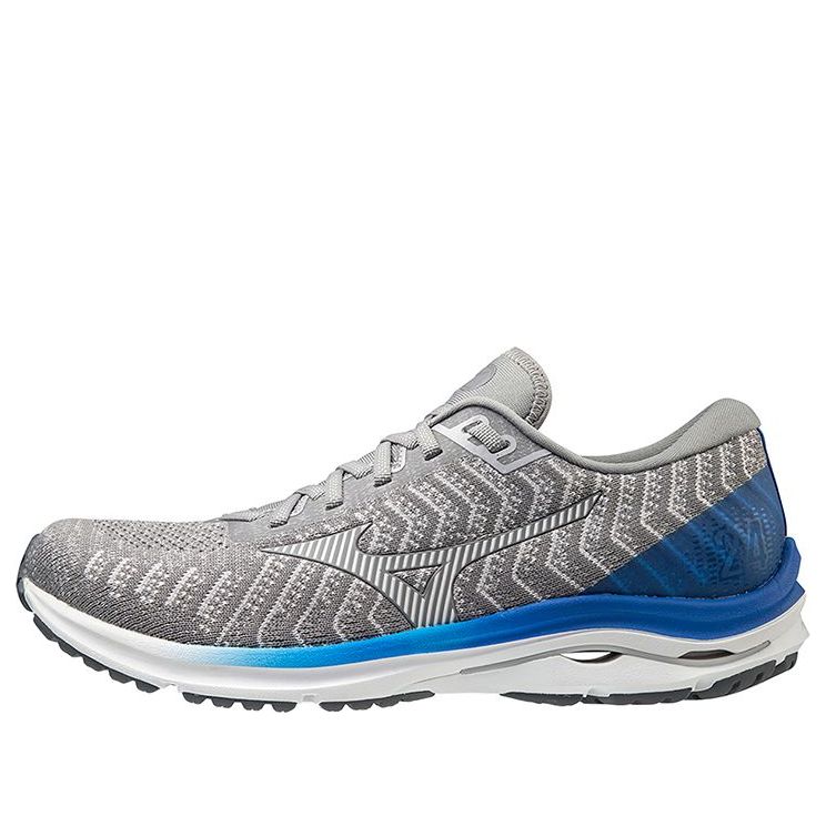 Mizuno Wave Rider 24 Waveknit 'Grey Blue' J1GC207501