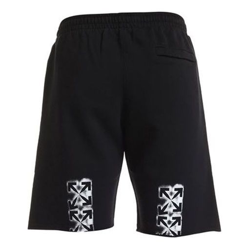 Off-White Sprayed Arrows Arrow Sports Shorts Black OMCI006E20FLE0011001