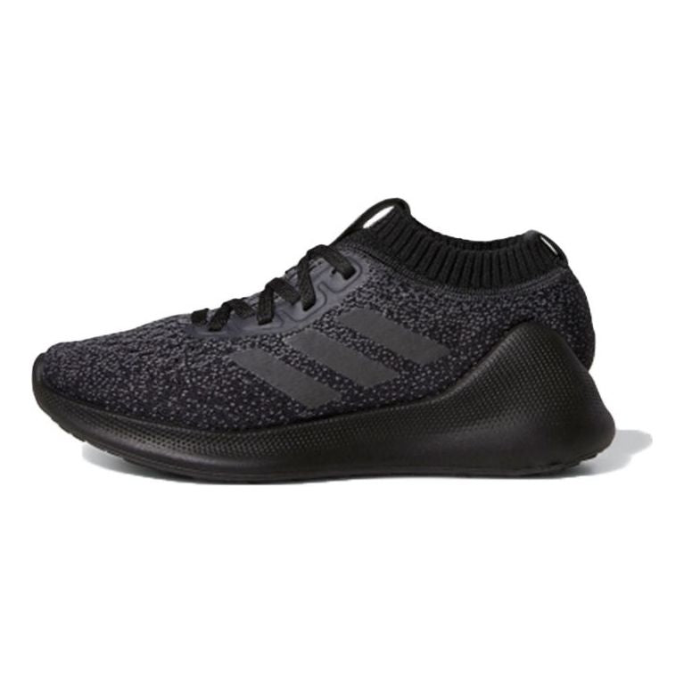(GS) adidas Purebounce J Knitted Low Tops Casual Black B76071