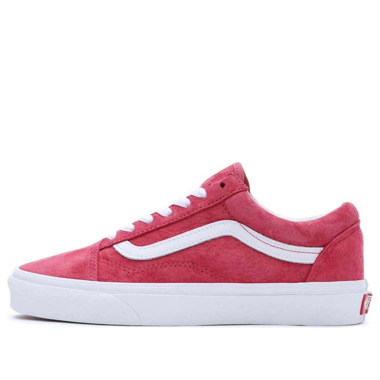 (WMNS) Vans Old Skool Pig Suede 'Pink Red' VN0007NTZLD