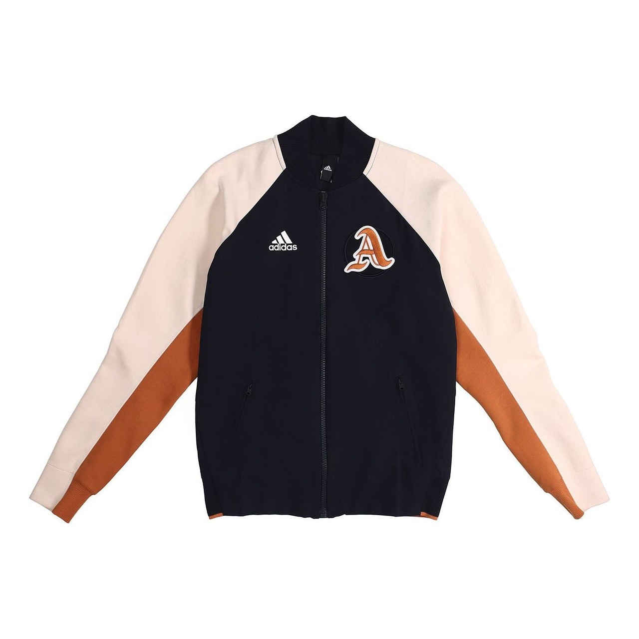 adidas Athleisure Casual Sports Woven baseball uniform Jacket Navy Blue DX8408