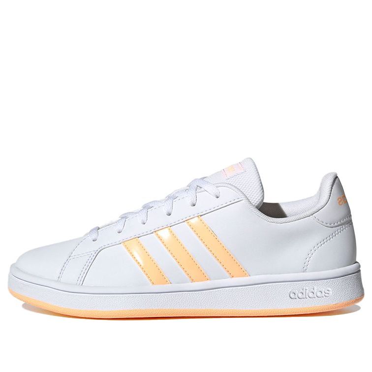 (WMNS) adidas neo Grand Court Base 'White Orange' FY8819