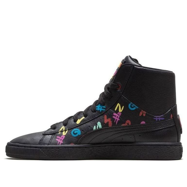Bt x PUMA Basket Black Casual Skateboarding Shoes 369733-01