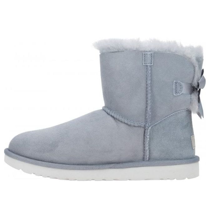(WMNS) UGG Mini Bailey Bow II Boot 'Grey' 1016501-AFG