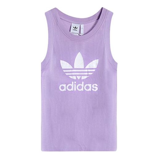 adidas originals Large Logo Sleeveless Vest Purple DV1507