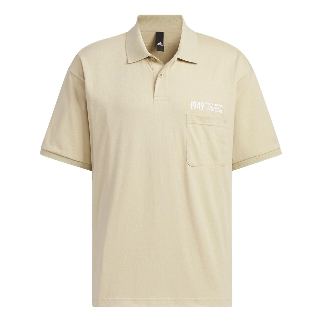 adidas Verbiage Polo Shirts 'Beige' IP3978